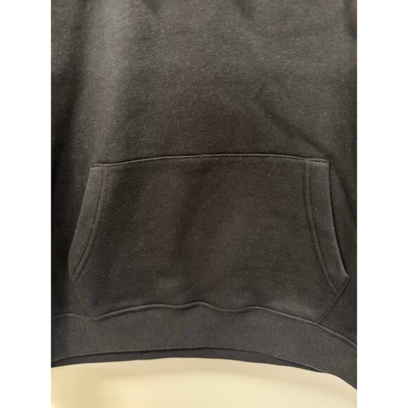 NWT New York Fleece Lined Cotton Blend NY Sweatshirt Black Hoodie Unisex Large - Picture 4 of 6